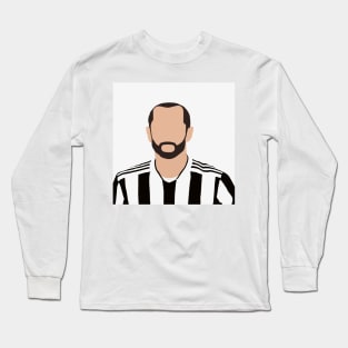 Giorgio Chiellini Minimalistic Face Art Long Sleeve T-Shirt